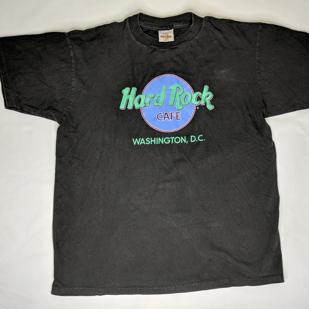 VTG HARD ROCK CAFE Mens‎ XL Neon Shirt